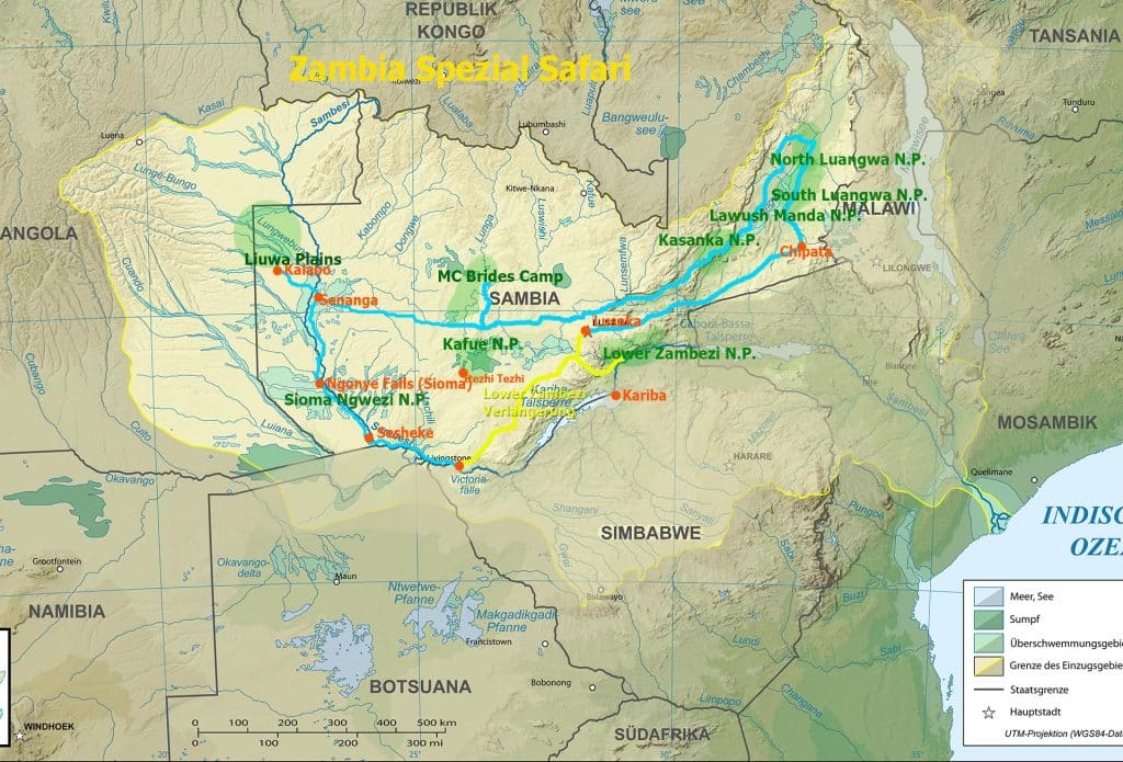 Route Zambia Spezial mit Verlängerung