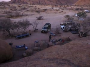 Unser Spitzkoppe Camp