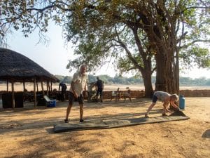 Noch ein wildes Camp am Luangwa