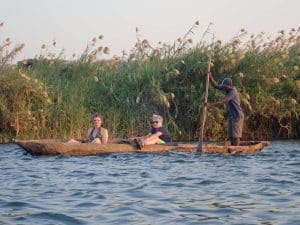 Ankunft auf der Zambeziinsel